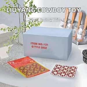 Fuochi d'artificio all'ingrosso popolari: Pistola giocattolo a 8 colpi con cappuccio a forma di cappello da <span class=keywords><strong>cowboy</strong></span>, effetti misti e scintillanti - Product Image 5