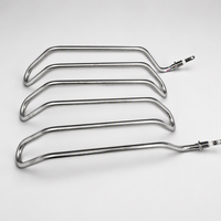 Élément Chauffant OEM pour Machine à Shawarma 2.7KW 220V SS304, Chauffage BBQ Moyen-Orient pour Pièces de Machine à Kebab Doner 280x183mm
