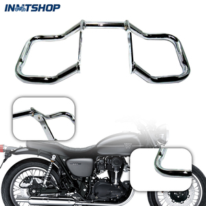 Couleurs personnalisables - Garde-moteur avant chromé pour moto <span class=keywords><strong>Kawasaki</strong></span> W400/<span class=keywords><strong>650</strong></span>/800, barrière anti-collision pour autoroute - Product Image 2