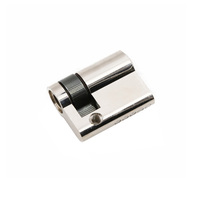 Cylindre de serrure de porte haute sécurité 40 mm profil européen double face à clé demi-creuse en laiton pour serrures à broches