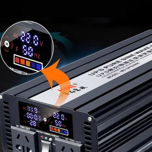 Generador Portátil de Onda Sinusoidal de 48V 3000W para Campamentos, Picnics y Emergencias al Aire Libre, Convierte 48V a 110V 220V para Uso Doméstico, Compresores HJ-UPS-4 - Product Image 2