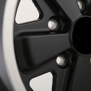 Rines de Aleación Negros Escalonados 5X130 de 22 y 18 Pulgadas 7J 8J para Porsche 964 911 Carrera <span class=keywords><strong>924</strong></span> 930 Turbo 944 972 Cayenne - Product Image 2