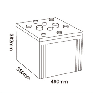 แบตเตอรี่โซลาร์แบบตะกั่วกรดควบคุมแรงดัน VRLA รุ่น Mhb ML 2000-2 Storage Energy Gfm 2000 ขนาด 2V 2000ah สำหรับสถานีไฟฟ้า - Product Image 2