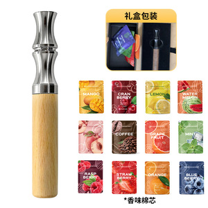 Porte-cigarettes rechargeable en <span class=keywords><strong>bois</strong></span> naturel, multi-saveurs, <span class=keywords><strong>pour</strong></span> une haleine fraîche et un soulagement <span class=keywords><strong>de</strong></span> la faim, accessoires <span class=keywords><strong>pour</strong></span> briquets publicitaires - Product Image 6