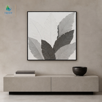 Impression d'art abstrait moderne sur toile avec cadre en bois doré, peintures murales pour la décoration du Ramadan et des mariages
