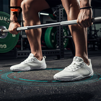 Chaussures de musculation personnalisées PILOT avec logo, semelle en caoutchouc TPU microfibre antidérapante, unisexe, pour entraînement de musculation et soulevé de terre