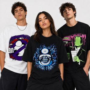T-shirt unisexe à manches courtes avec imprimé graphique de lettres, col rond, décontracté, pour l'été, en tricot doux et respirant, pour un usage quotidien et streetwear US - Product Image 1