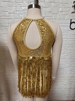 Costume de scène élégant pour femmes, robe à franges brillante à paillettes pour filles, idéale pour la danse jazz, le claquettes et la danse du ventre en été