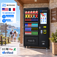 Distributeurs automatiques intelligents RUNYANG fiables pour l'extérieur, distributeurs de snacks, distributeurs de nourriture et de boissons