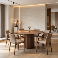 Tables et chaises de restaurant modernes minimalistes en bois massif, canapés de café, ensembles table-chaise thématiques pour salons de thé