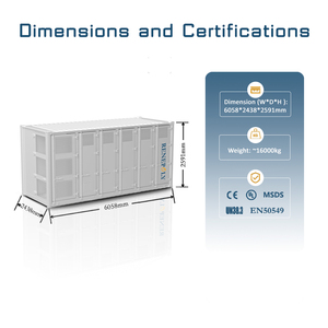 Renepoly 1000kW 2150kWh BESS พร้อมระบบสลับการทำงานอย่างต่อเนื่องสำหรับโครงข่ายไฟฟ้าขนาดเล็กสำหรับโครงข่ายพื้นฐานสำคัญ - Product Image 2