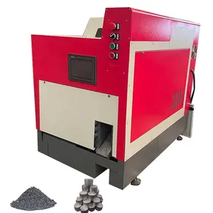 Mesin serut potongan logam Mini kustom Mesin Tekan Briquette mesin Press kue logam kepingan aluminium mesin pengocok