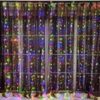 Chambre led guirlande rideau lumière nouvel an mariage lumières de noël décorations led rideaux pour la décoration intérieure guirlandes lumineuses