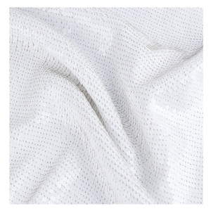 우아한 바이 컬러 뒤집을 수있는 샴페인-화이트 5mm 플립 스팽글 원피스 원단 - Product Image 3