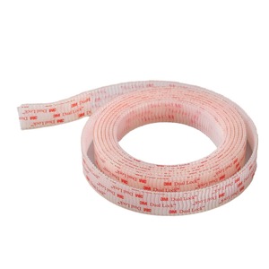 Aucune impression cercle adhésif clair crochet et boucle tête de champignon Sj3560/1/<span class=keywords><strong>2</strong></span> feuilles refermables ruban à double verrouillage - Product Image 1