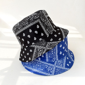 <span class=keywords><strong>Sombrero</strong></span> Retro con estampado de flores de anacardo, Panamá, moderno, plegable, doble cara, personalidad, Bob - Product Image 3