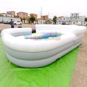 Wholesale commercial lounge bar inflatable sofa pool with bench seat for lounging and swimming - Product Image 3