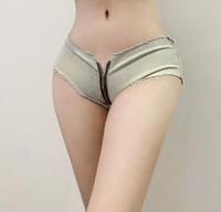 RNSHANGER Jean Femme Mini Short Sexy en Denim pour Femme Pantalon Extensible String Culotte Mignon Tenue de Club Pôle Dance Court
