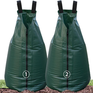 Bolsa de Riego por Goteo de PVC Verde Resistente de 20 Galones para Árboles de Jardín - Product Image 1