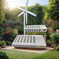 Système d'énergie éolienne solaire hybride 3KW 5KW 10KW éolienne avec onduleur pour usage domestique