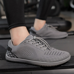 Zapatos Deportivos de Malla con Cordones, Punta Redonda, Transpirables, Entresuela de EVA, Suela de Goma, para Todas las Temporadas, Color Gris, Venta al Por Mayor - Product Image 6