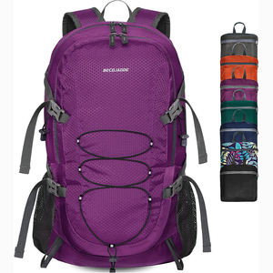 Sac à dos de camping imperméable gratuit, sac à dos pliable avec sac à dos de randonnée léger, idéal pour les voyages en plein air - Product Image 1