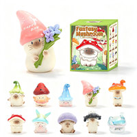 Chat PAI Fantasy Champignon Série Boîte Aveugle DIY Décorations Mignon Dessin Animé Résine Petits Ornements Bureau