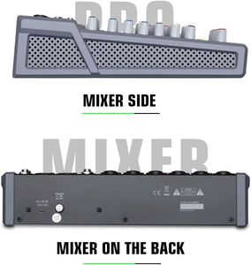 Consola de Mezcla de Audio Profesional Rayco B120 de 12 Canales con DSP y Construcción Metálica para <span class=keywords><strong>Discoteca</strong></span>/Bar/Club/Uso Doméstico - Product Image 2