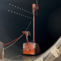 Robot de pulvérisation de tuyaux de grand diamètre SP1200 – Machine de revêtement sans air pour la réhabilitation de canalisations de 1200 à 5000 mm et la construction anti-rouille