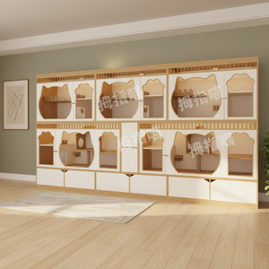 Hochwertige Katzengehege und Wohnlösungen, Glas- und Holz-Katzenhäuser für Luxus-Tierhotels, Zwinger, Geschäfte und Familien - Product Image 3