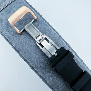 Orologio Meccanico da Uomo Bestseller 6701 in Oro Rosa, Cassa Tonneau Scheletrata, Vetro Zaffiro, Impermeabile 5BAR, Alta Qualità, Cinturino in Gomma, Casual - Product Image 6