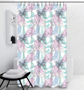 Ensemble <span class=keywords><strong>de</strong></span> rideaux <span class=keywords><strong>de</strong></span> douche en tissu <span class=keywords><strong>de</strong></span> <span class=keywords><strong>toile</strong></span> <span class=keywords><strong>de</strong></span> luxe Offre Spéciale motif floral imprimé avec 12 crochets en métal perlé pour le <span class=keywords><strong>bain</strong></span> pour votre salle <span class=keywords><strong>de</strong></span> <span class=keywords><strong>bain</strong></span> - Product Image 6