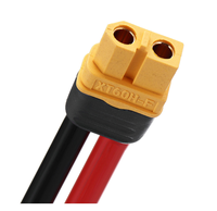 Connecteur Amass XT60+ avec gaine de protection mâle et femelle