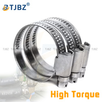Collier de serrage métrique réglable en acier inoxydable de type allemand pour turbocompresseur, 35-51 mm, usage industriel, fourni par l'usine de Tianjin