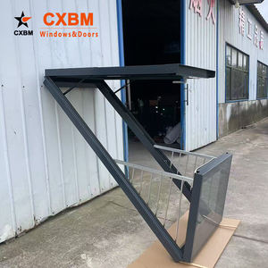 تهوية يدوية مثبتة على سطح السفينة كوة نافذة شرفة مغلفة منخفضة E التزجيج خارج النوافذ المتأرجحة - Product Image 1