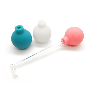 Bola de bulbo rojo oxidado + Tubo de Vidrio Curvo + espejo de boca de acero inoxidable + cepillo tubo de vidrio <span class=keywords><strong>anal</strong></span> de función múltiple - Product Image 5