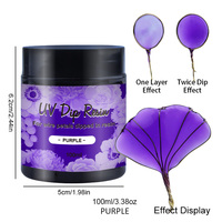 TIMESRUI UV Dip Résine pour Formes de Fil Résine UV Dur pour Fil Fleurs Décoration Colle pour DIY Bijoux Art Artisanat Fabrication