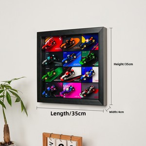 Lego F1 đua mini khối xây dựng lưu trữ giá hiện đại Acrylic hiển thị cho hộp mù tường treo thiết kế cho phòng khách - Product Image 5