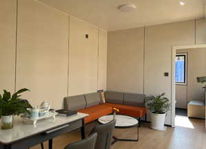 Contenitore portatile di lusso modulare prefabbricato Flat Pack case Ready staccabile Villa negozio Hotel pannello Sandwich Hall - Product Image 6