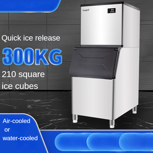Máquina de Hielo Comercial Eléctrica Independiente de Acero Inoxidable de 500 kg por Día con Control Táctil Automático - Product Image 2