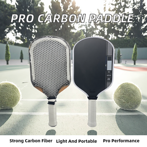Pagaie de pickleball en fibre de carbone T700 avec <span class=keywords><strong>surface</strong></span> rugueuse, mousse EVA <span class=keywords><strong>Pro</strong></span> Series, épaisseur 14mm/16mm, noyau alvéolé thermoformé - Product Image 2
