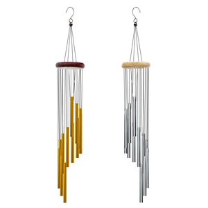 Nouveau design 12 tuyaux multicolore cloche à vent rotatif carillon éolien scénique balcon extérieur <span class=keywords><strong>jardin</strong></span> Relax humeur carillon éolien - Product Image 2