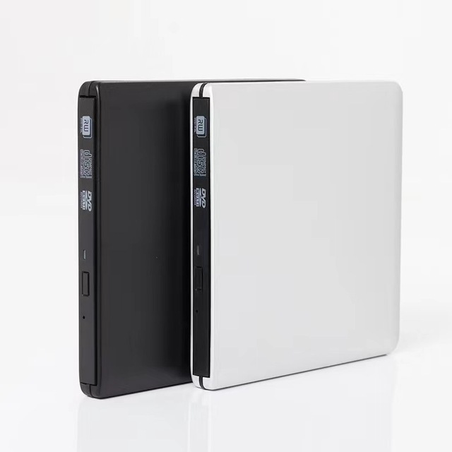 USB 3.0 Ultra Slim Portable Optical Drive Metal External CD/DVD Burner/Writer for MacBook iMac Mac Desktop Laptop