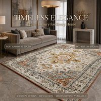 Tapis persans rétro de grande taille, lavables, antidérapants, à poils ras, pour salon, chambre à coucher, tapis sur mesure