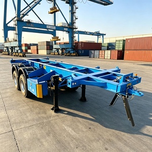 Semirremolque Esqueleto de 2 Ejes en Oferta para Transporte de Contenedores en África, Cierres Giratorios Estándar para Asegurar Contenedores, Estructura de Alta Resistencia - Product Image 5