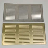 Grille de ventilation en aluminium multicolore pour armoire, fabrication de tôlerie, pour le refroidissement des boîtes de distribution