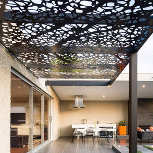 Schall dichte Trennwand Salon laser geschnittene Terrassen trennwand Trennwand abscheider Außen terrassen - Product Image 4