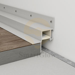 Profil Aluminium U Channel Dekoratif untuk Trim Dinding, Strip Penutup Lampu LED Gypsum Plaster, Grosir, Tersedia - Product Image 3