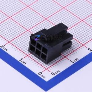 430250608 Housing (Wire-to-Board / Wire-to-Wire) P=3mm Connector 2x3P 3mm Micro-Fit (MX 3.0) 3mm - Product Image 1