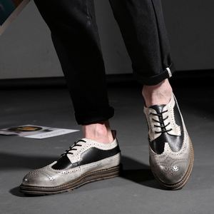 High-end Genuine Leather Men's <b>Shoes</b> Pure Cowhide Upper <b>Height</b> <b>Increasing</b> Anti-slip Breathable Waterproof Casual Soft Sole <b>Shoes</b> - Product Image 3